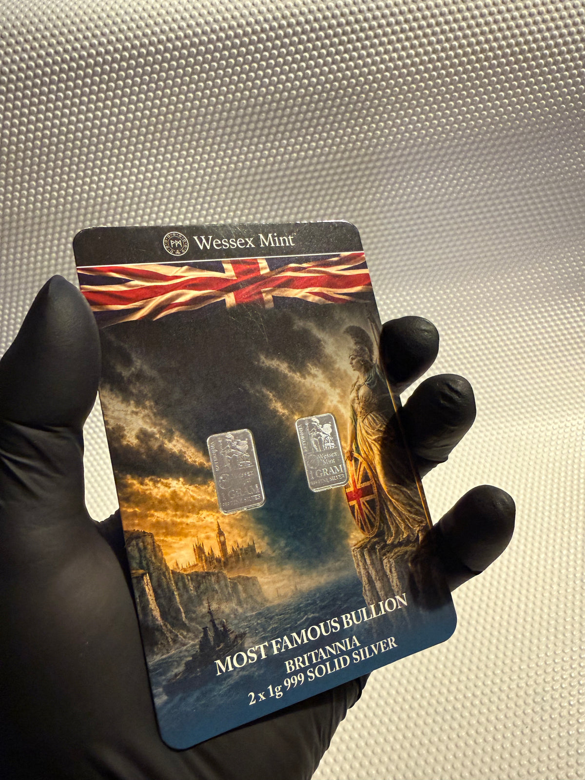 Wessex Mint Britannia 2 x 1g .999 Fine
Silver Bullion Set