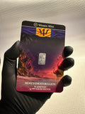 Wessex Mint 1g Silver .999 Fine Bullion Bar - Flamingo Design