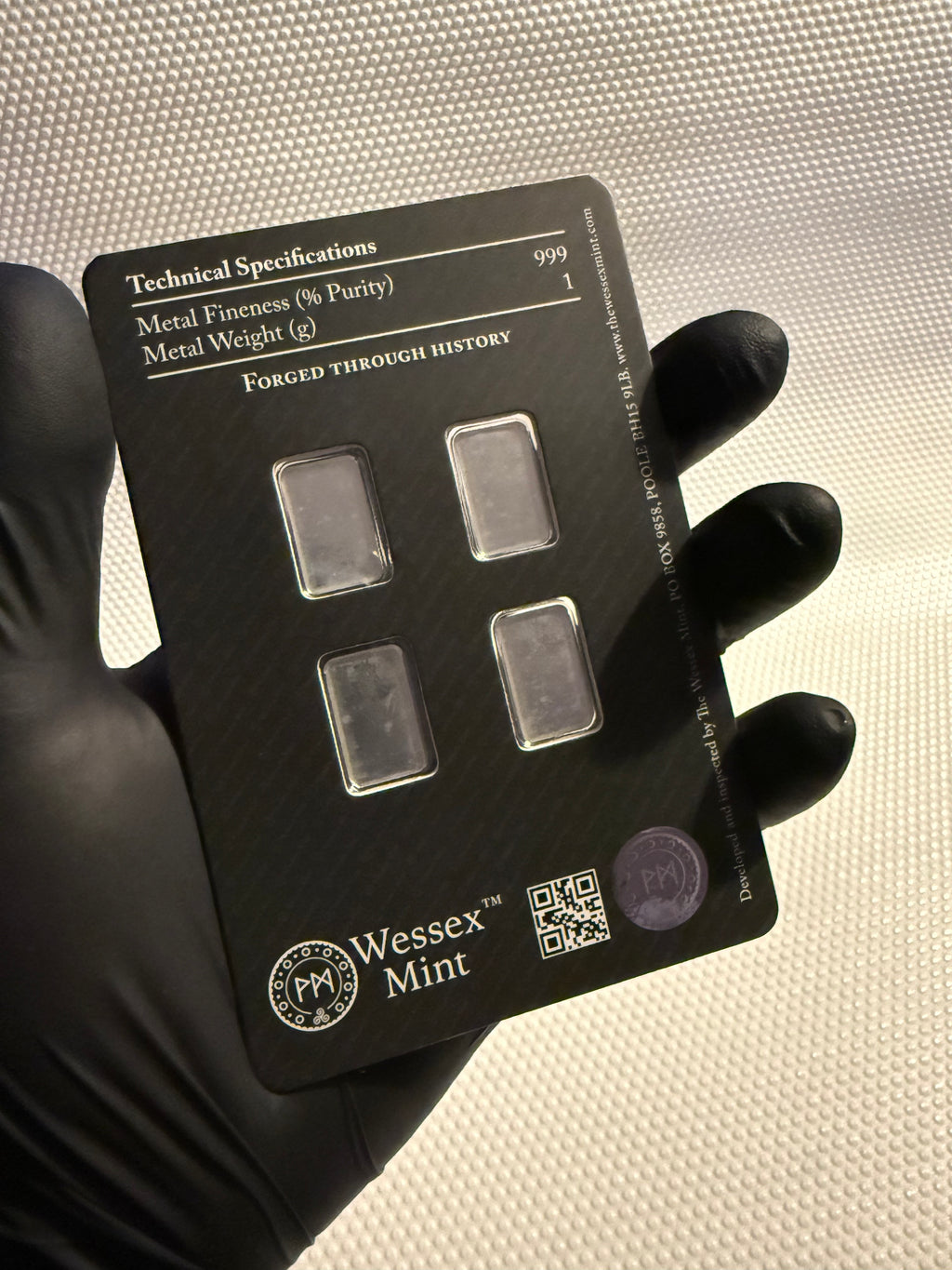 Wessex Mint Vienna Philharmonic 4 x 1g
.999 Fine Silver Bar Set