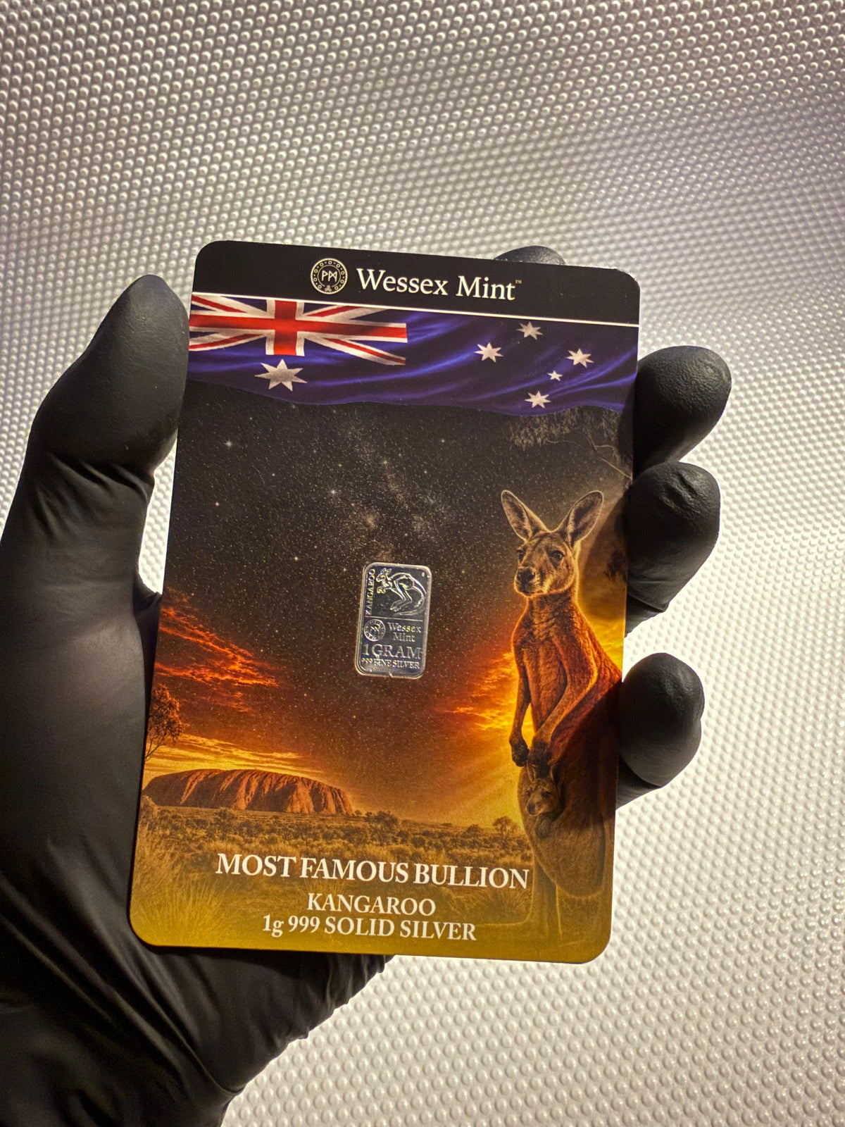 Wessex Mint Kangaroo 1g Silver .999 Fine Bullion Bar