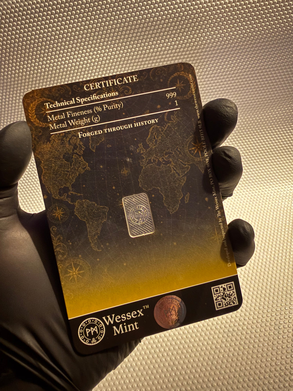 Wessex Mint Kangaroo 1g Silver .999 Fine Bullion Bar