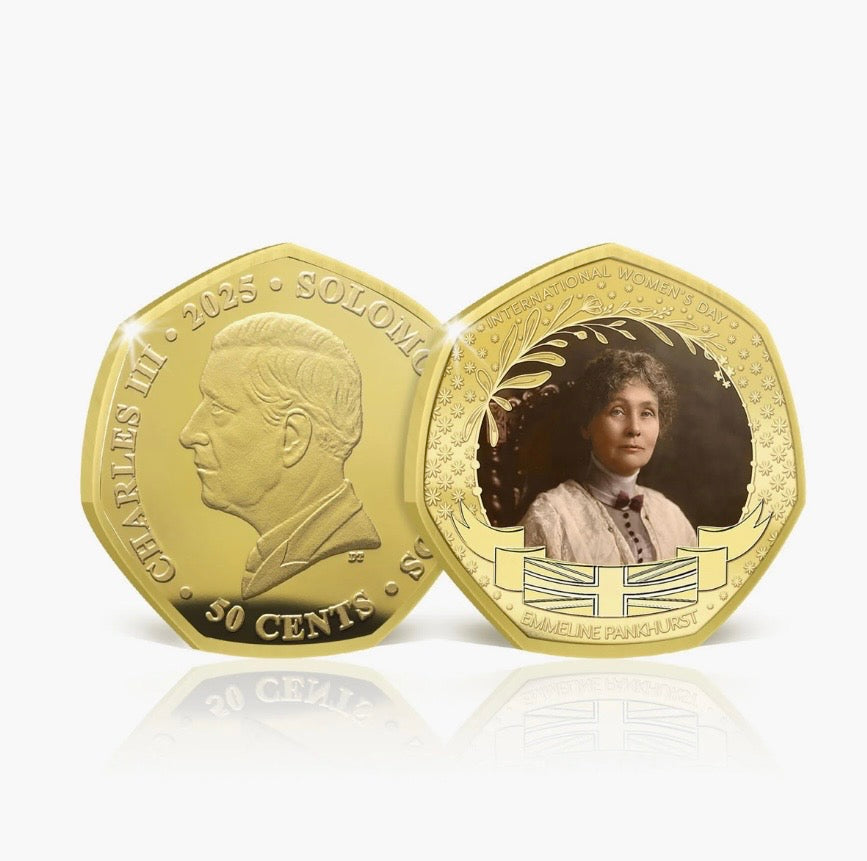 International Women's Day 2025 Coin Box Set Edition 24k gold plated limited to 99 pieces