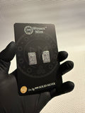 Wessex Mint Kangaroo 2 x 1g Silver .999 Fine Bullion Bars