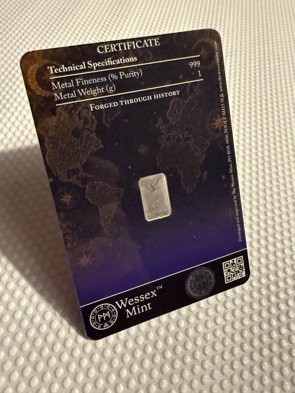 Wessex Mint 1g .999 Fine Silver – Most Famous Bullion Eagle