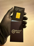 Wessex Mint The White Lion of Mortimer
1/1000th oz 24k Fine Gold Bar