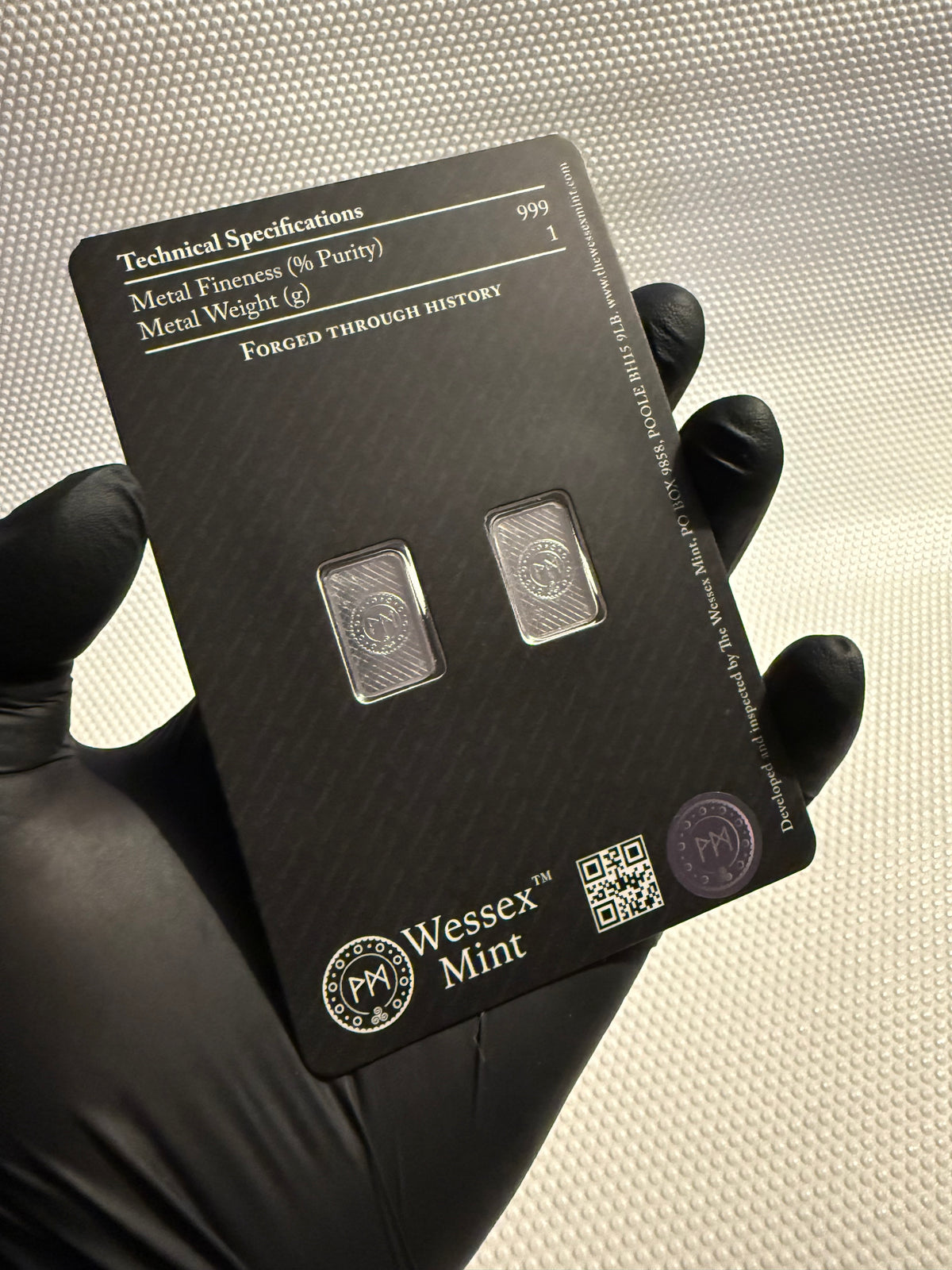 Wessex Mint Kangaroo 2 x 1g Silver .999 Fine Bullion Bars