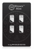 Wessex Mint Vienna Philharmonic 4 x 1g
.999 Fine Silver Bar Set