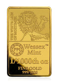 Wessex Mint The White Lion of Mortimer
1/1000th oz 24k Fine Gold Bar