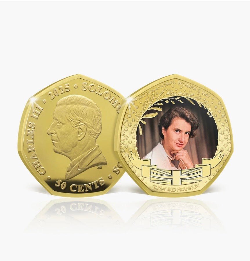 International Women's Day 2025 Coin Box Set Edition 24k gold plated limited to 99 pieces
