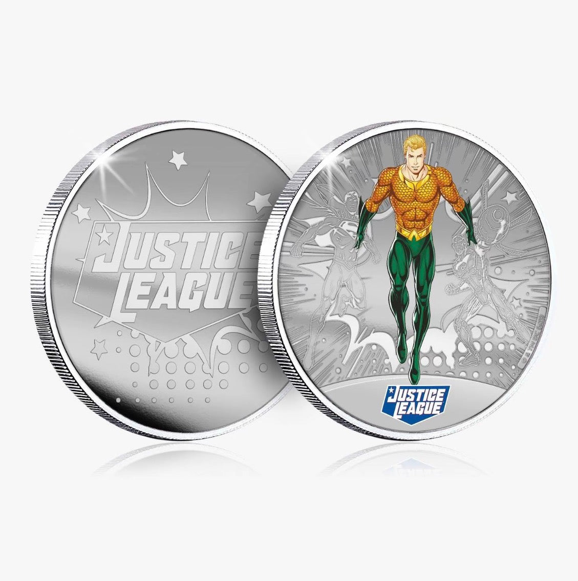 DC Comics Justice League - Aquaman 999 Silver Plated